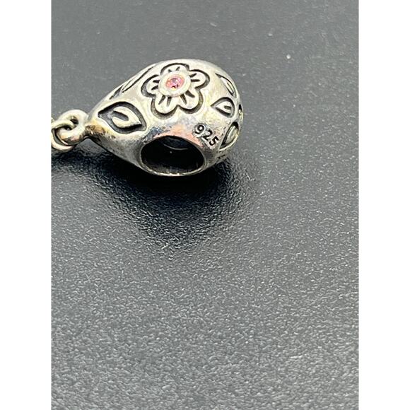 Pandora Flower Sterling Silver Pink CZ
Pearl Dangle Charm #790546P ALE 925 - Picture 6 of 7